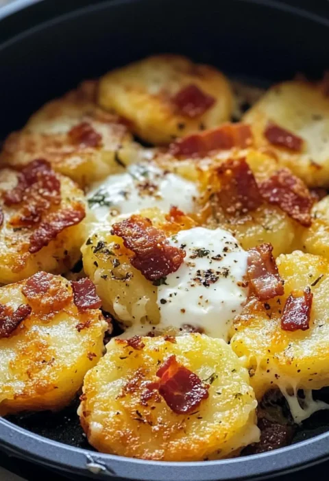 Knödeltaler aus der Heißluftfritteuse